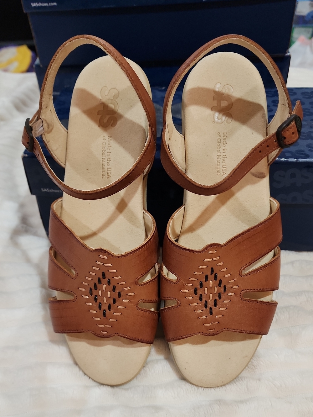 NEW SAS Huarache, Antique Tan, Women's Size 9S, MSRP: $149